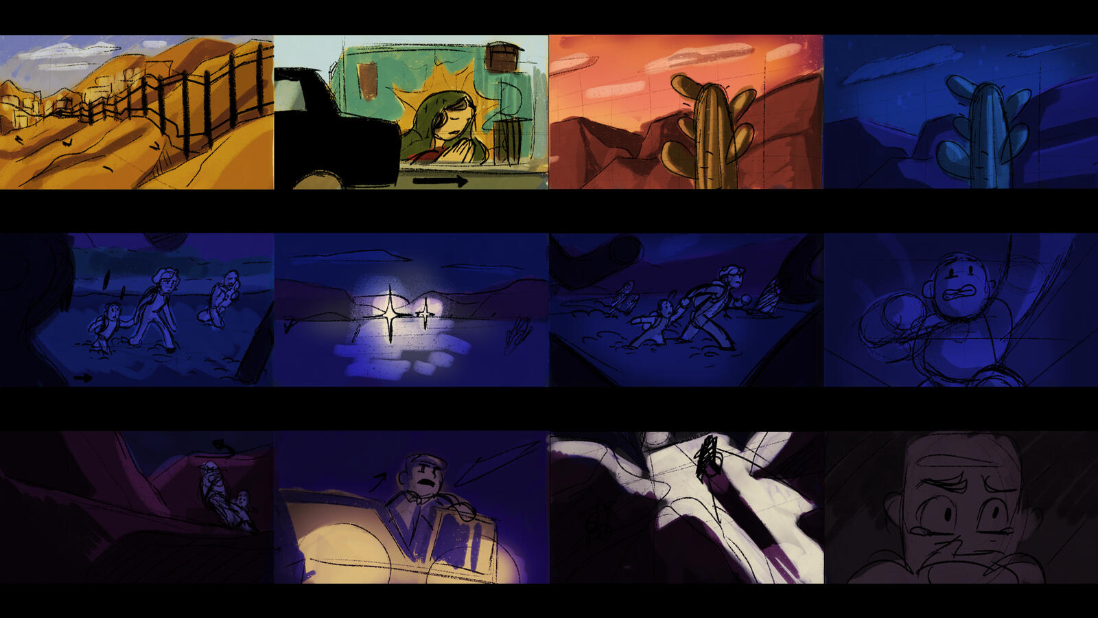 La Frontera — Color Script